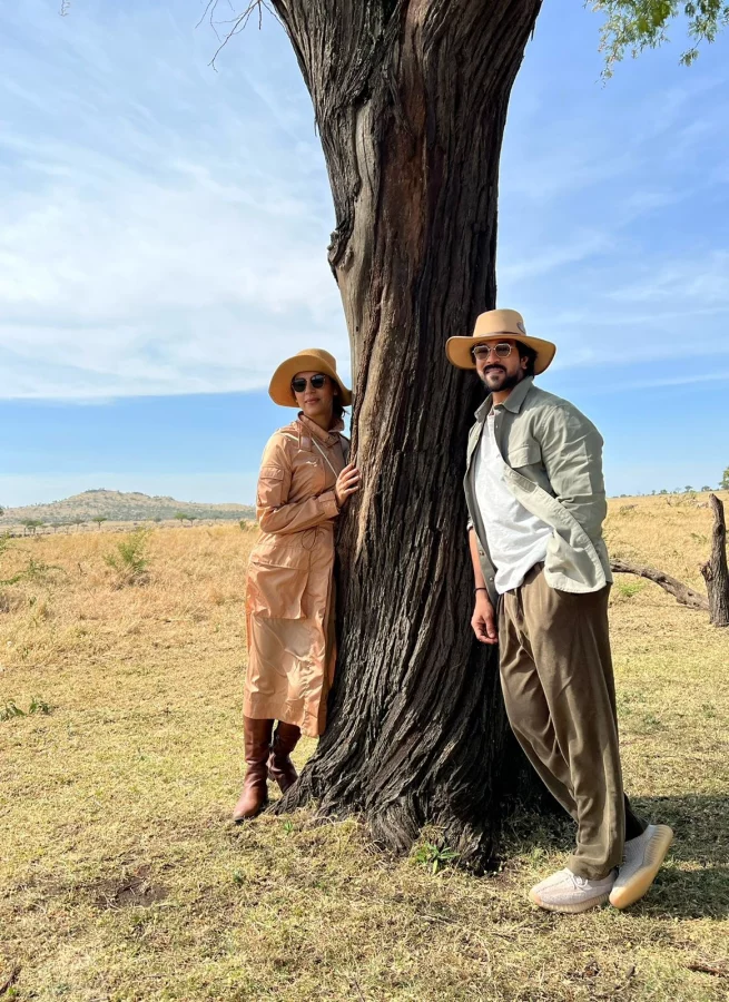 Ram Charan and Upasana seemed to have had a relaxing and rejuvenating vacation in Tanzania