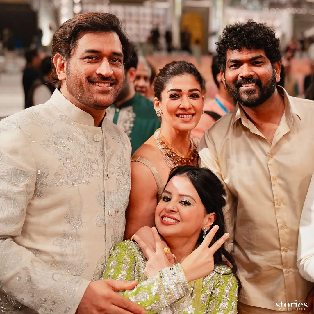 Nayanthara, Vignesh Shivan, Dhoni, Sakshi